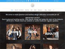 Tablet Screenshot of littlehandsdesign.com